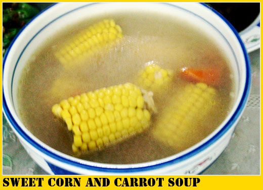 Super Yummy Dinner: Sweet Corn and Carrot Soup