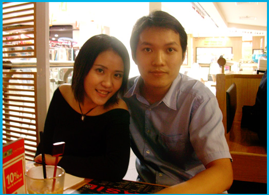 Birthday Dinner @ Basil, Bangsar Village: ME and Brian