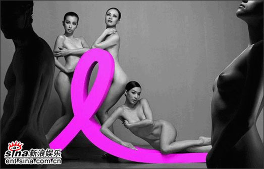 Breast Cancer Prevention and Cure Campaign: Li Bing Bing, Wu Jun Mei, Christy Chung