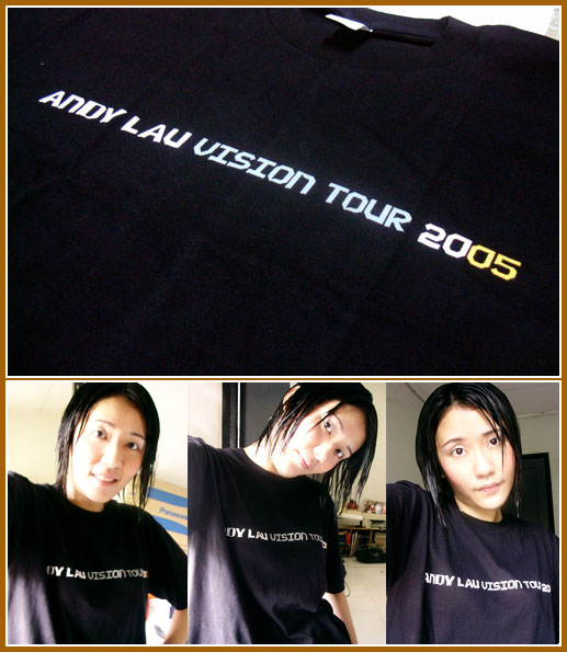 Andy Lau Vision Tour 2005 T-Shirt