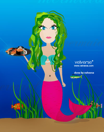 mermaid - done by velverse