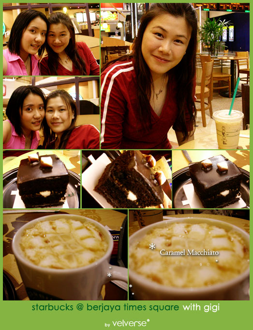 starbucks @ berjaya times square with gigi