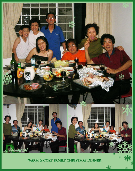 Christmas Dinner at Aunt's house