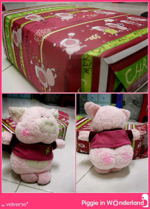 Christmas Present from Eunice - Pink Piggie