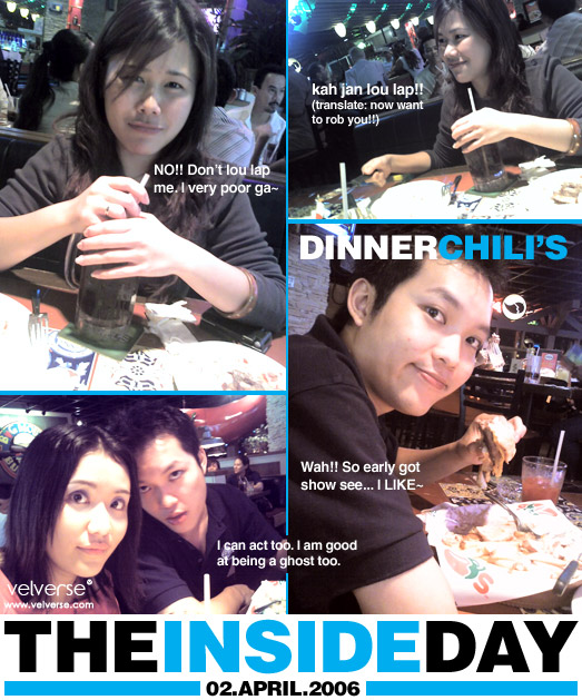 The INSIDE Day: Dinner at Chili's