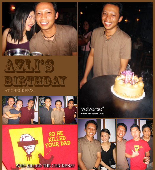 Azli's Birthday at Checker's