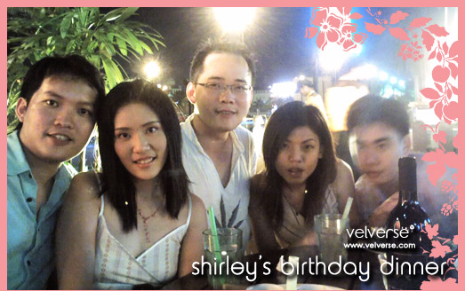 Shirley's Birthday Dinner