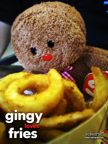 Gingy loves fries