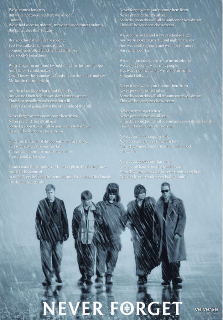 Take That - Never Forget