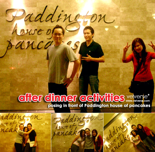 Dinner at Paddington House of Pancakes