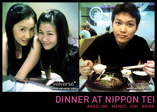 Dinner at Nippon Tei